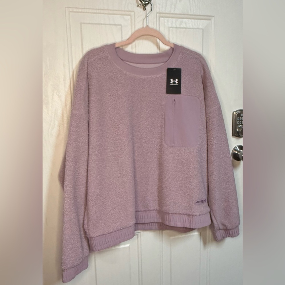 Under Armour Lilac Fleece Pullover